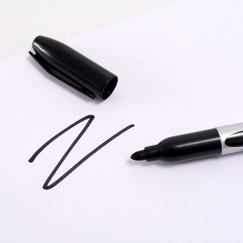 Oil-based marker black large-capacity logistics large-head pen warehouse express signature pen Mark marker pen wholesale
