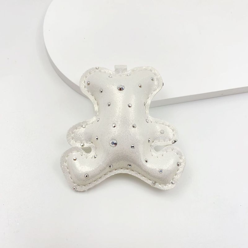 个性创意PU皮革小熊车载挂饰手工DIY包挂钥匙扣手机挂件饰品配件|undefined
