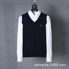 classic Pony Standard man Autumn and winter sweater vest Sweater Vest business affairs leisure time golf Sweater