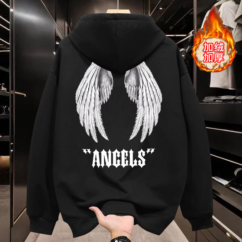 [후리스 스타일] 후드 중국산 코튼 블랙