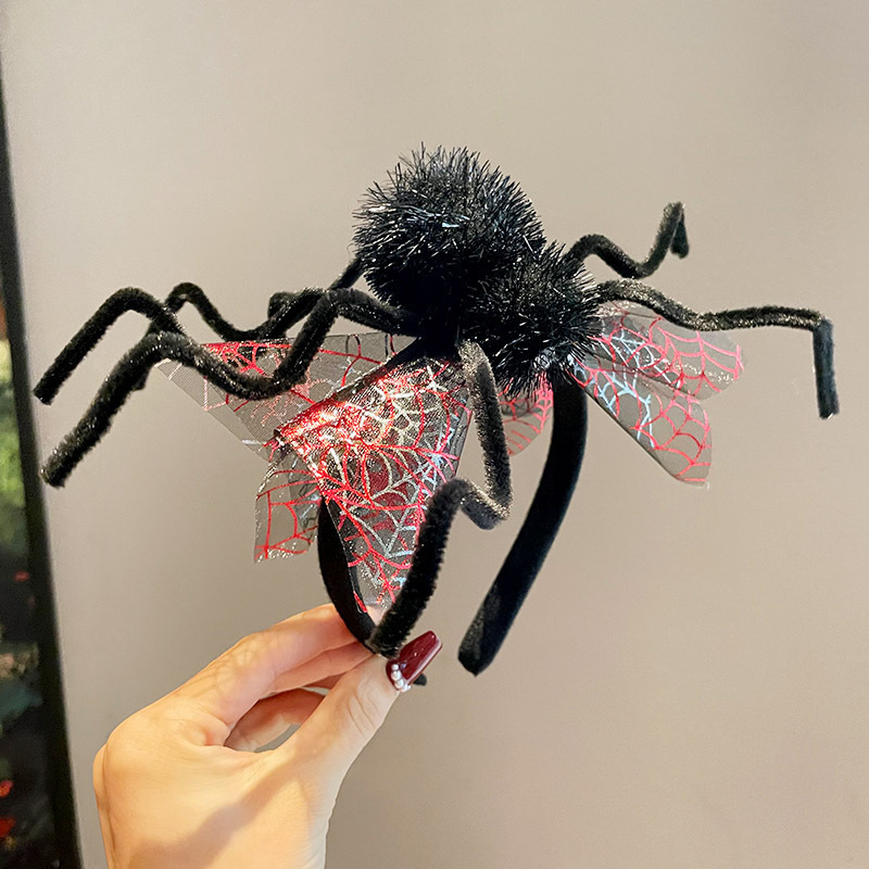 ハロウィン面白いヘッドバンドカボチャ立体クモヘアバンドイベントパーティーcosヘッドバンドパーティードレスアップヘアピン女性用|undefined