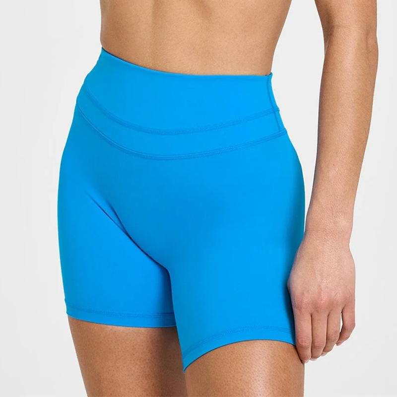 Comercio exterior escotado frente V desnudo agradable para la piel eslinga ajustable con almohadilla para el pecho Pantalones de cuatro puntos Traje deportivo de fitness de yoga