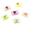 Cute water weaving 卡 mini cartoon mango grape pineapple cherry woven diy sewing socks scarf accessories