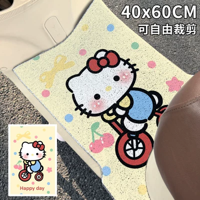 Cute cartoon silk loop electric vehicle | Avtomobil döşəmə paspasları - cycling-kt-2540cmsilk-loop
