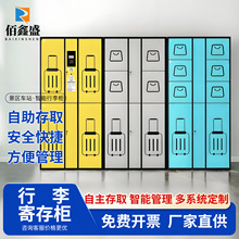 智能行李柜高铁火车站酒店景区条型码指纹刷卡人脸微信联网储物柜