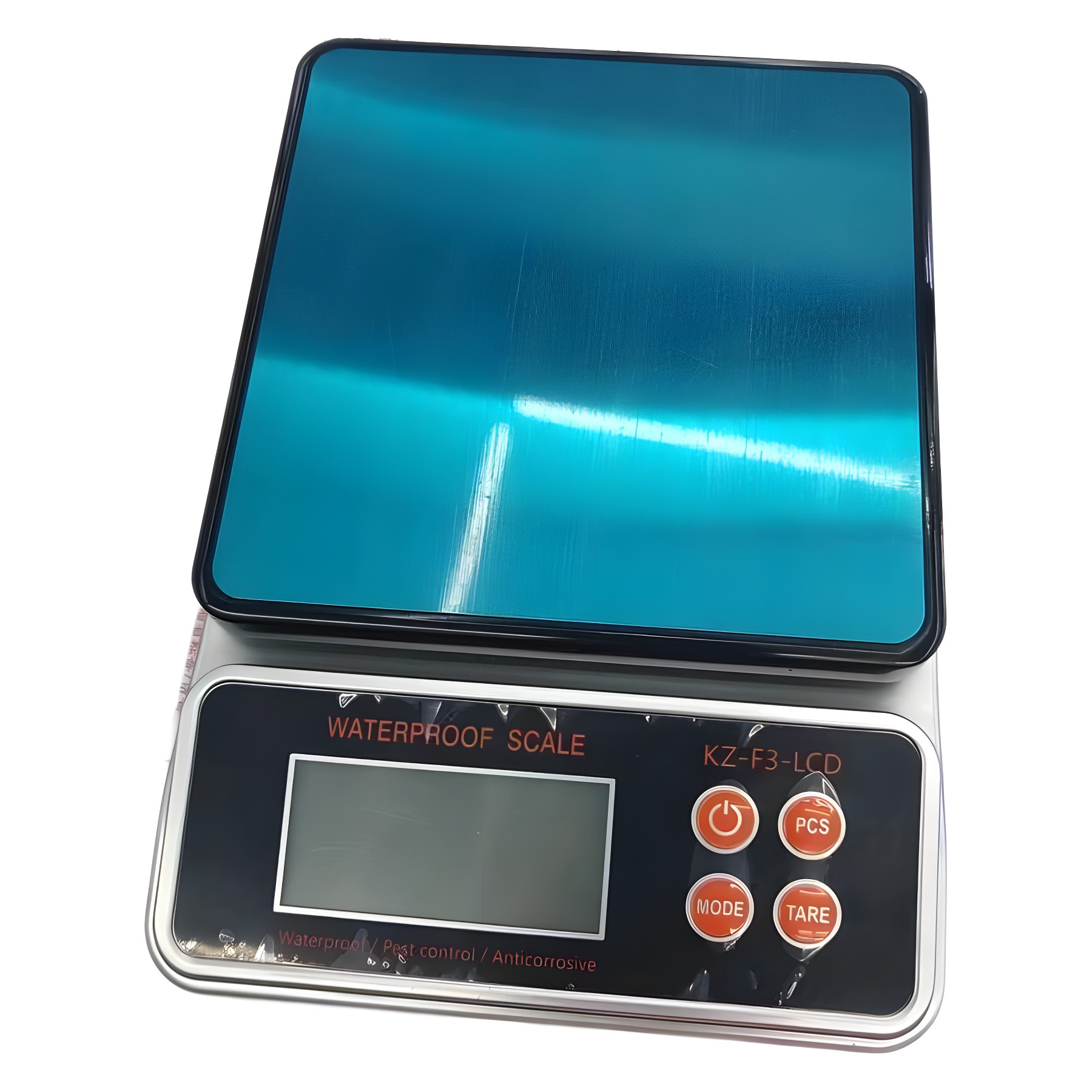 Escala electrónica de cocina doméstica completamente impermeable escala de horneado de acero inoxidable superficie de escala de alimentos escala electrónica 2024 nuevo