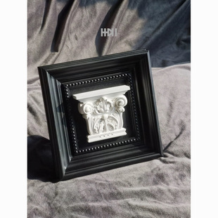 Gypsum Relief Decorative Painting Antique Retro Light Luxury Roman Column Gift Sculpture Living Room Three-Dimensional French Hanging Painting