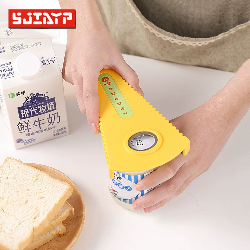 Японская многофункциональная креативная открывалка для бутылок SJIAYP, ручная консервная открывалка, бытовая, трудосберегающая, нескользящая открывалка с поворотной крышкой, артефакт