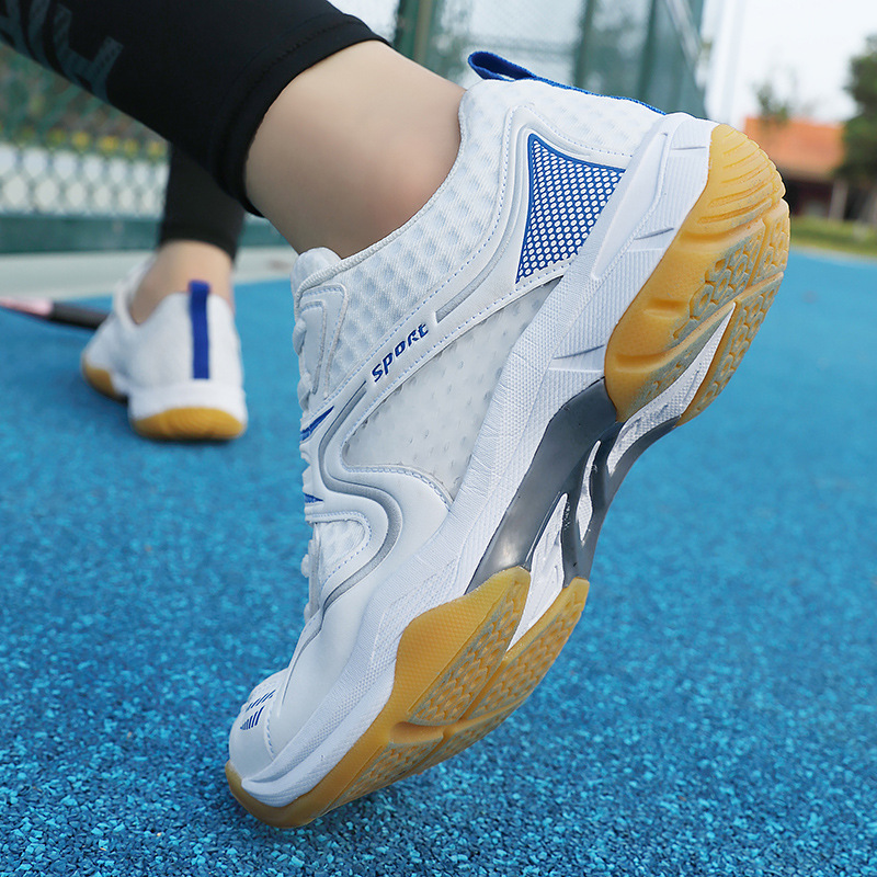 Nuevos zapatos de bádminton de comercio exterior zapatos de hombre zapatos respirables zapatos deportivos ligeros de tenis de mesa
