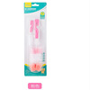 Heaerbao baby bottle brush/pacifier brush straight handle with hooks to clean economic affordable combination set 9133