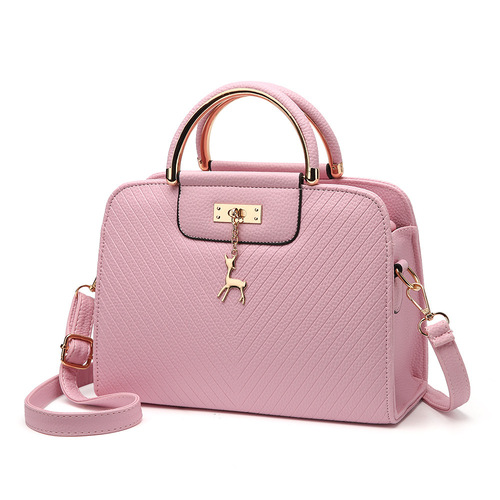 New  Fashion Embossed Handbag, Korean Style Simple Deer Bride Bag, Single Shoulder Crossbody Bag, Dropshipping