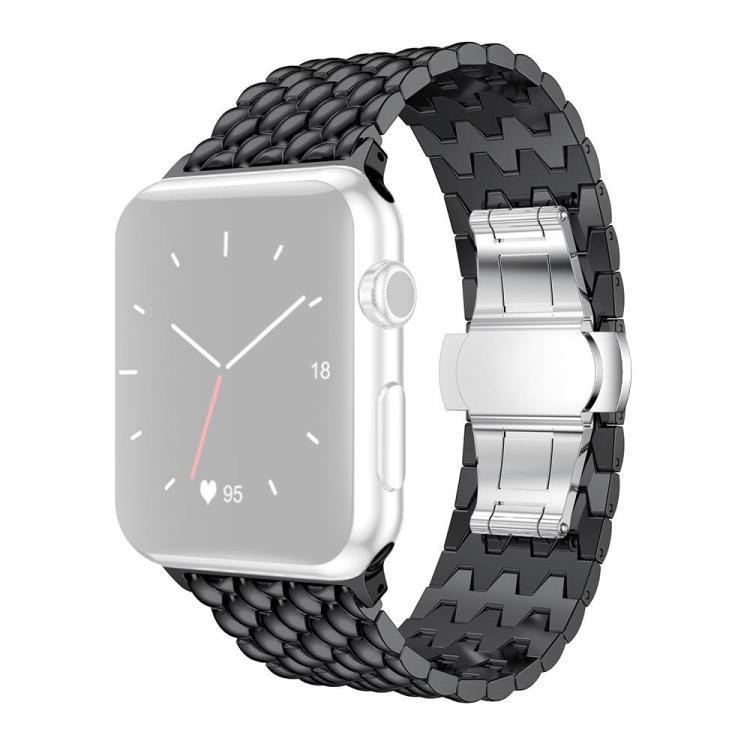 xDfind correa de metal en relieve para Apple Watch 42 - 49mm correa de reloj de negocios para hombres