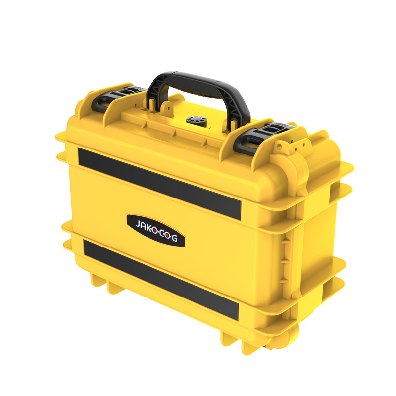 Jue Shimei caja de almacenamiento de caja de herramientas de plástico de tres pruebas portátil caja de remolque de seguridad de mano de protección de equipos multifunción