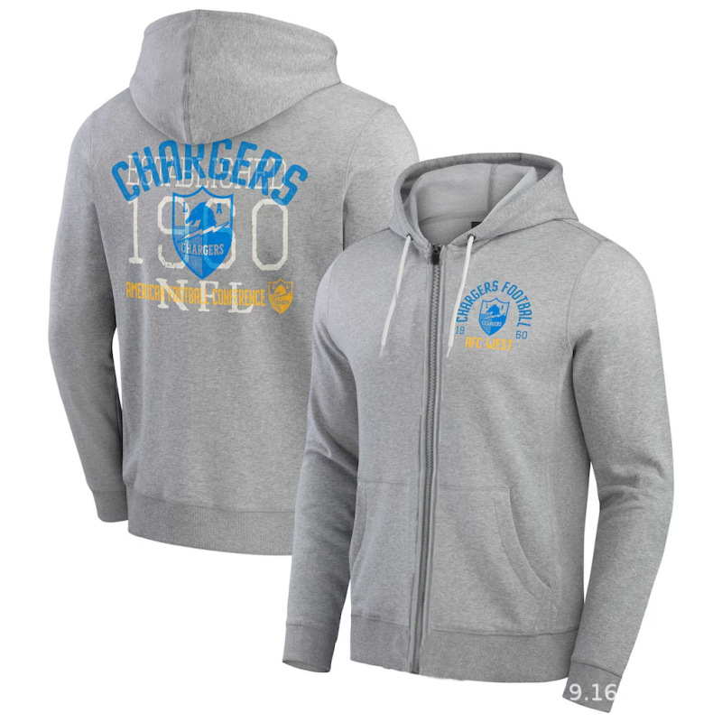 Supports customization of men's American NFL gray football sports print hooded sweatshirt for cross-border casual wear