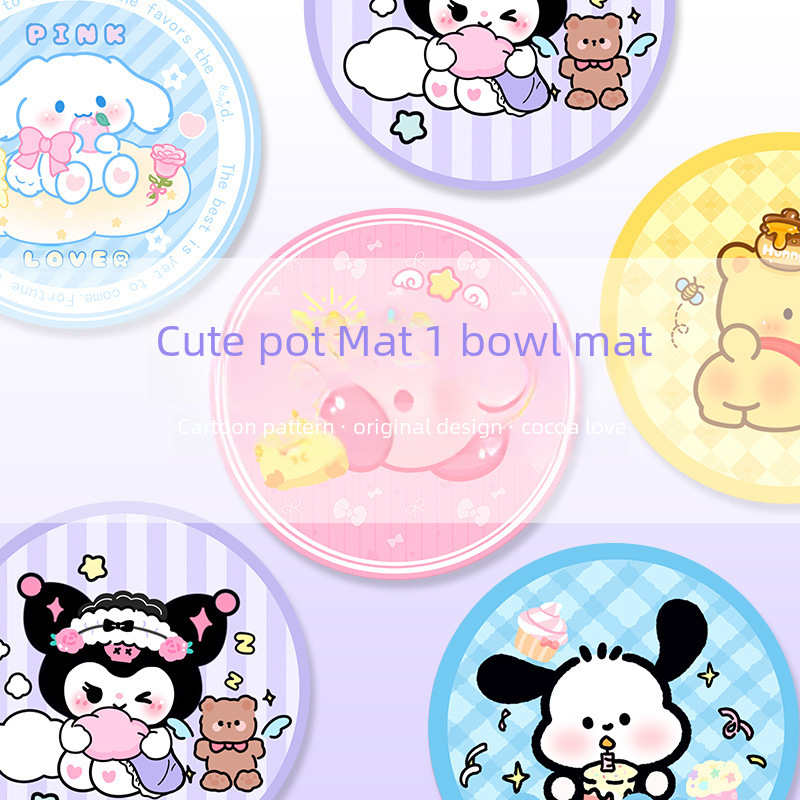 High cartoon table mat