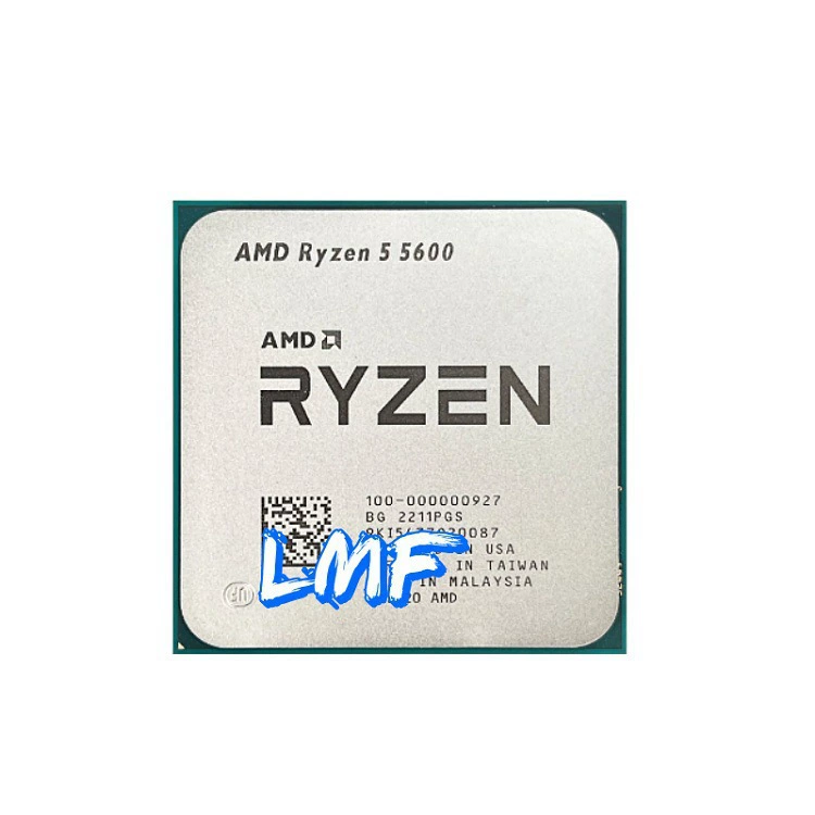AMD R5 5600 без упаковки AM4, шестиядерный двенадцатипоточный процессор, совместим с B650/X670E