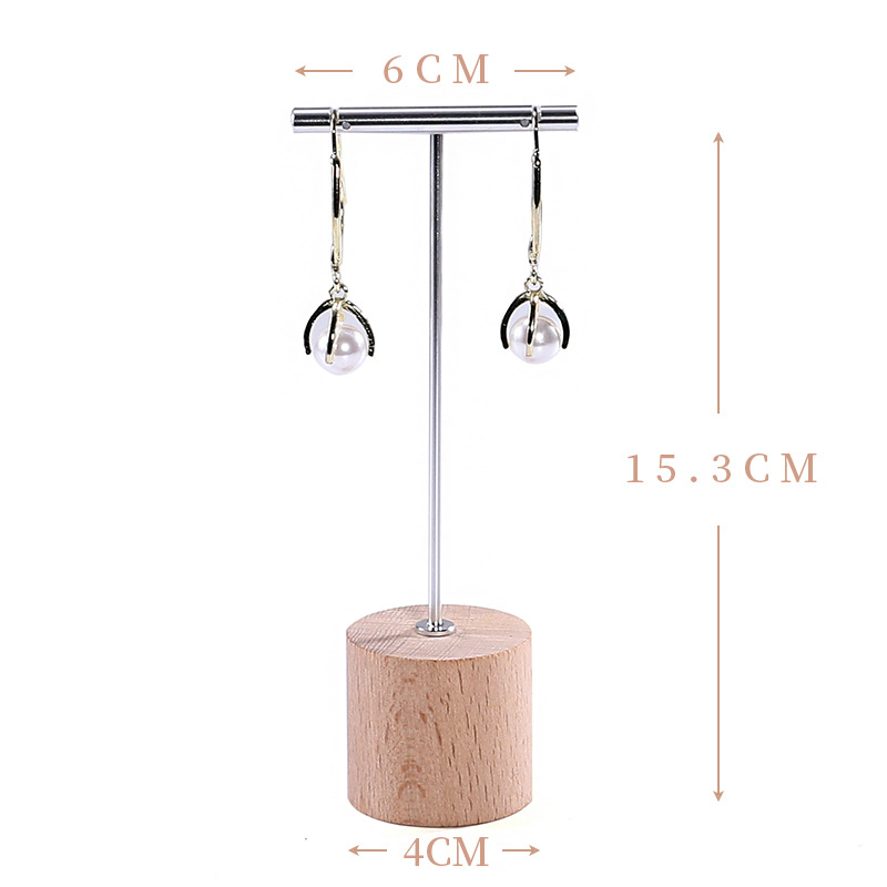 고급 귀걸이 스탠드 실버 라지