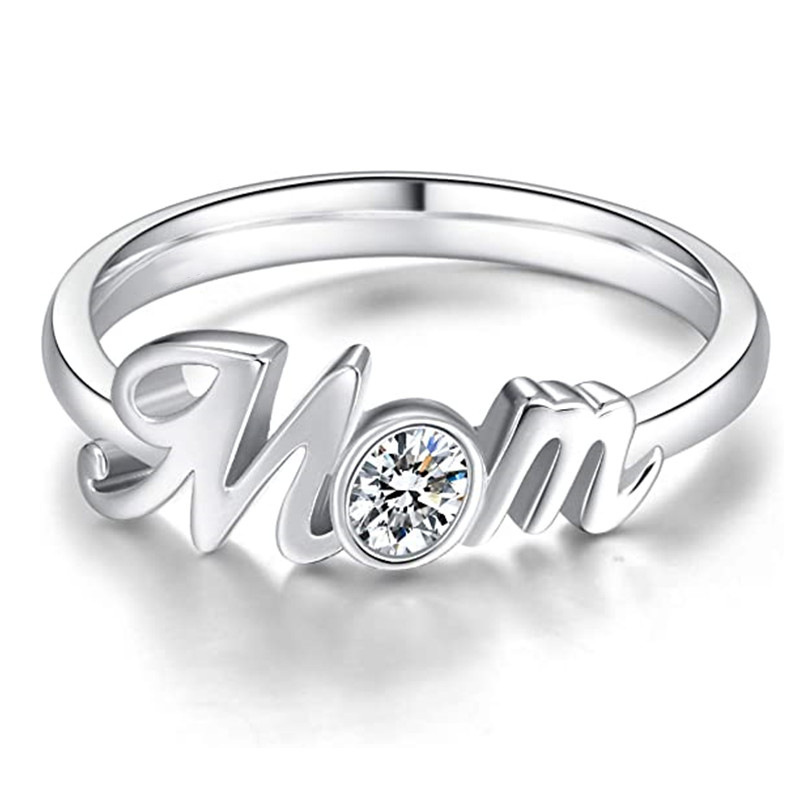 Anello di moda essenziale per genitori e figli per le donne, regalo speciale per la festa della mamma di Cao Shi_voghion.com