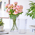 定制花瓶摆件客厅插花透明水培创意干花装饰塑料富贵竹花瓶