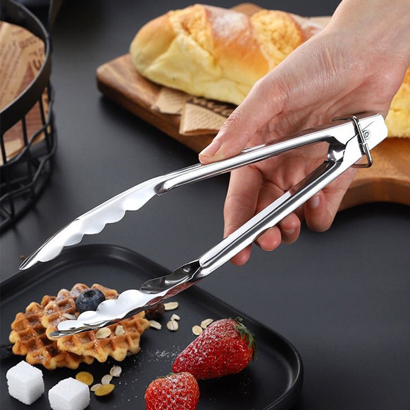 Stainless Steel Thickened Kitchen Tongs