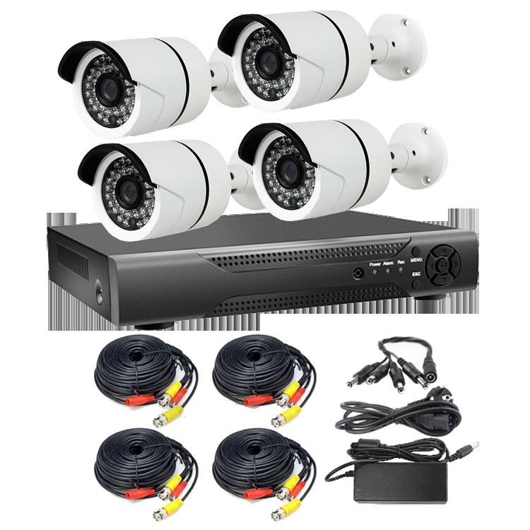 CCTV Security Outdoor 4CH AHD Camera System 4pcs 960P 1.3MP