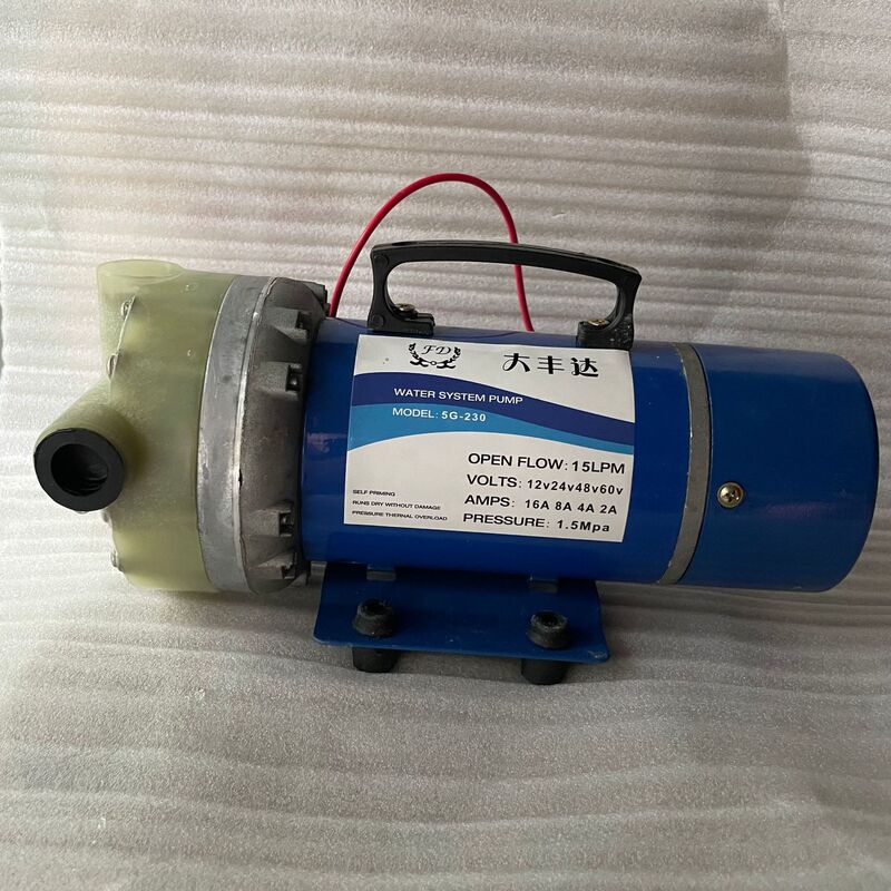 Supply 230 Type 12V/24V/48V/60V five cylinder diaphragm spray water pump Supply 230 Type 12V/24V/48V/60V five cylinder diaphragm spray water pump