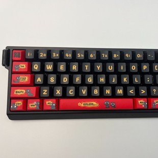 Little Black Dragon Theme Personalized Keycap Mechanical Keyboard Suitable for Highly Original Sublimation Key Puller Texture