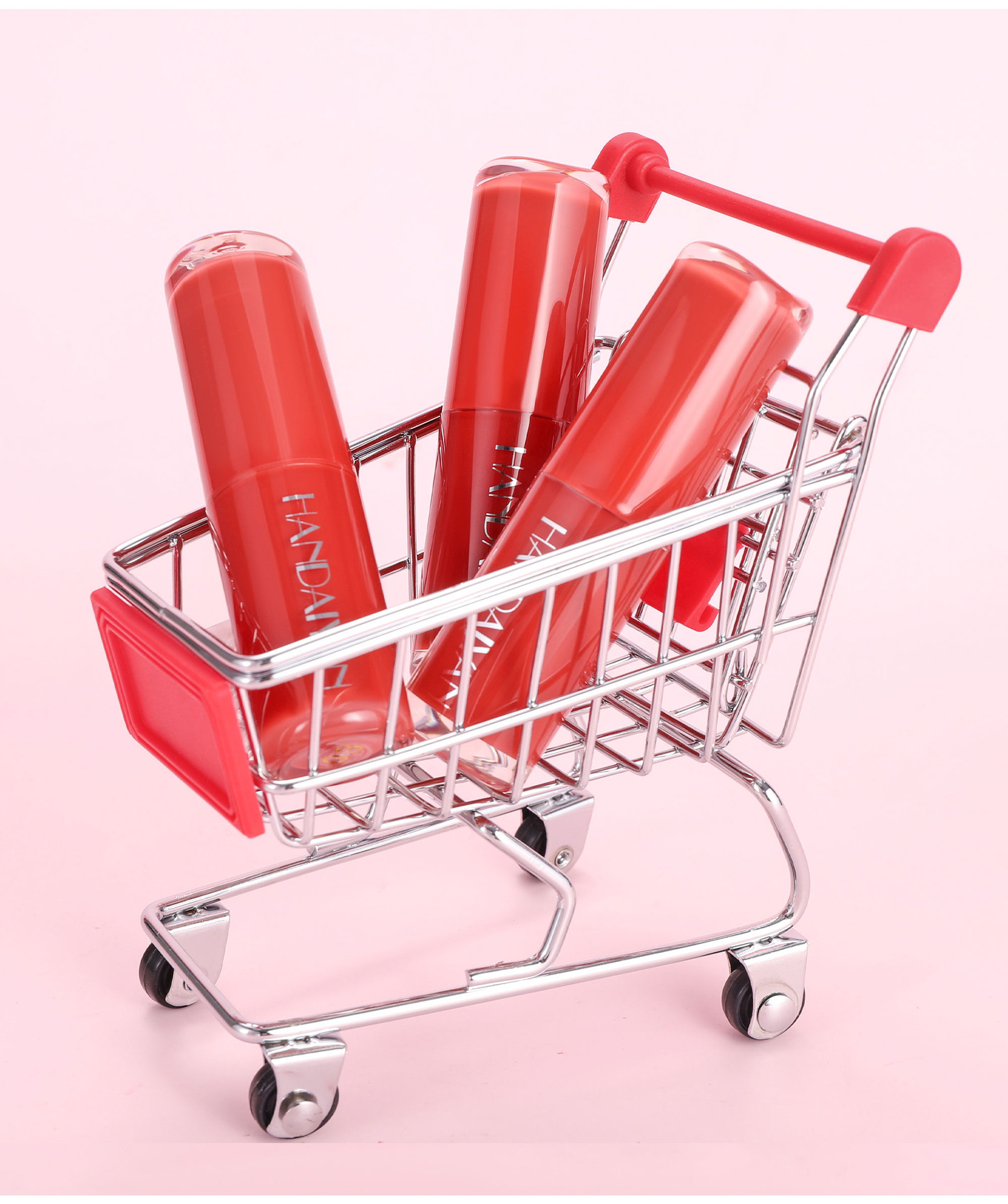 Cross-border waterproof and moisturizing Lipstick HANDAIYAN velvet lipstick enhances complexion. 8-color natural moisturizing lipstick in stock undefined