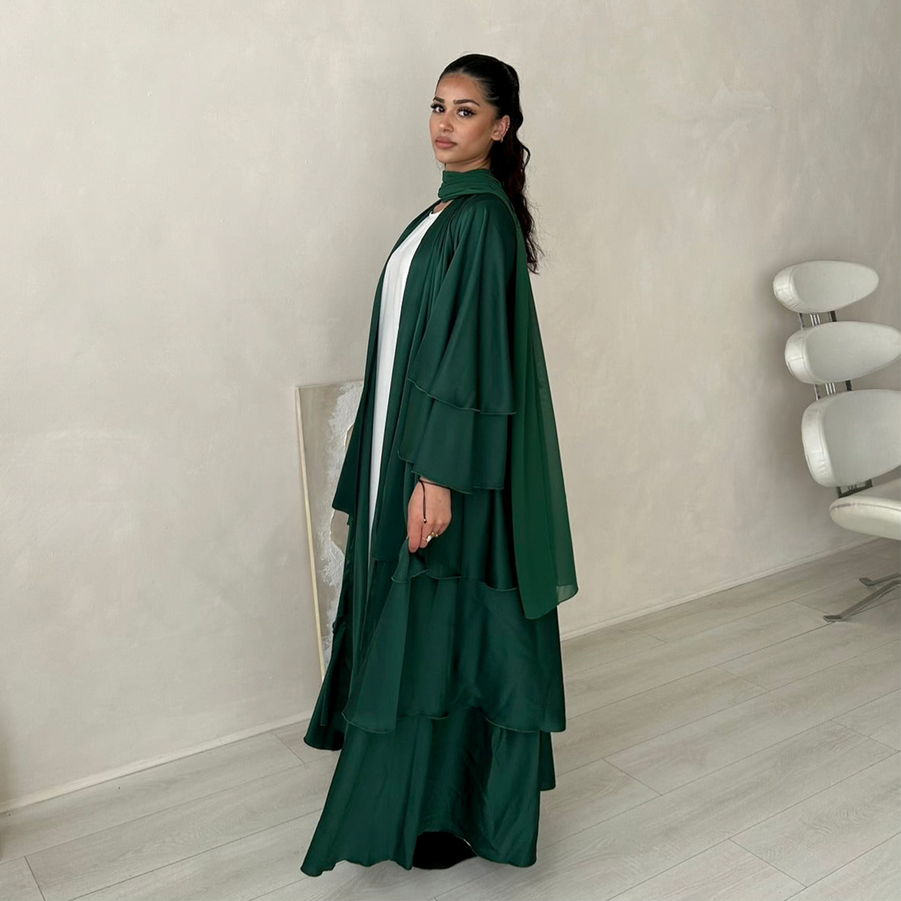 Loriya2024 Middle East Turkey Dubai Exquisite Elegant Cardigan Robe LR706_ecoleips.com