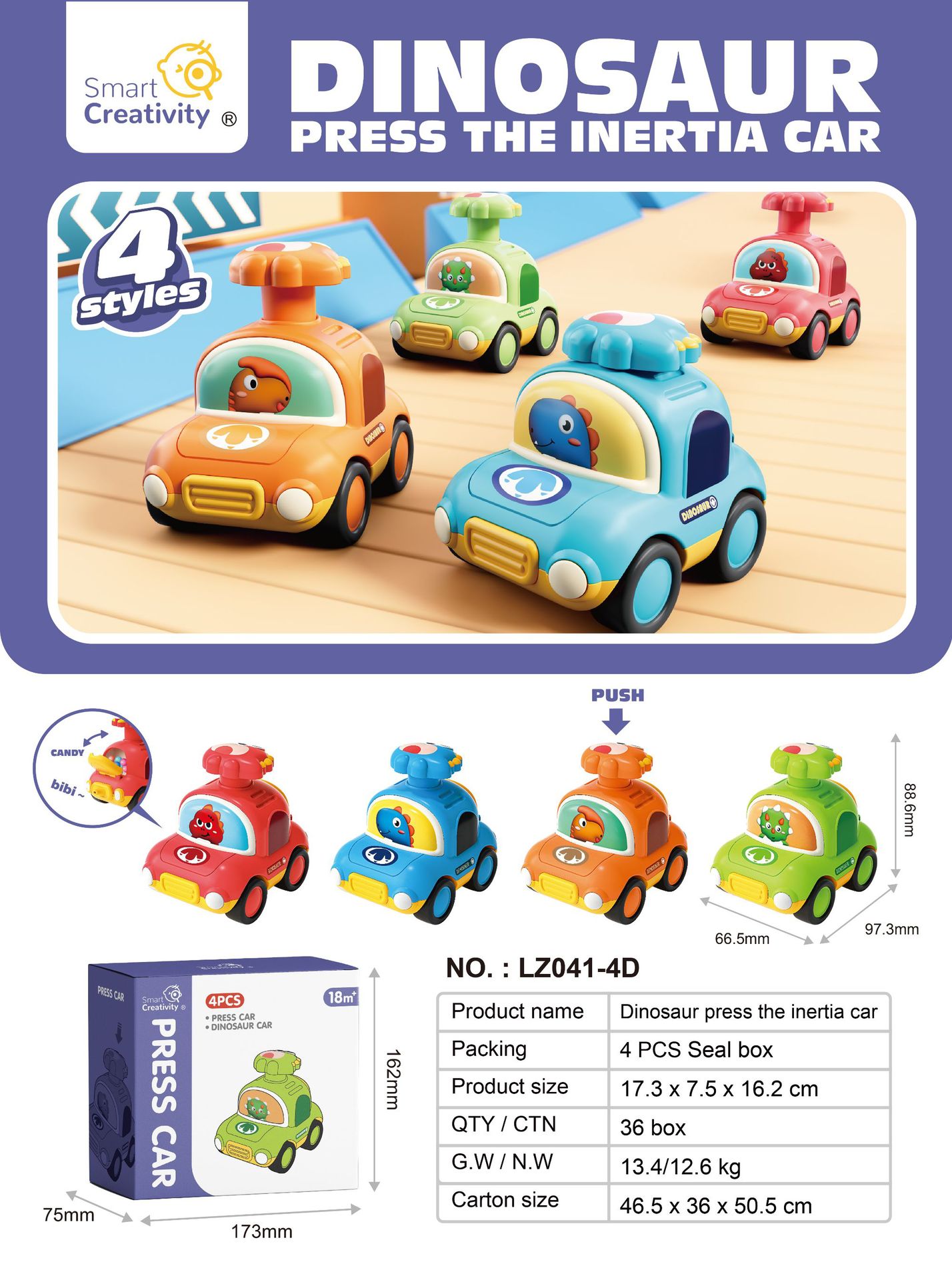 IZ041-4D [푸시비틀카]