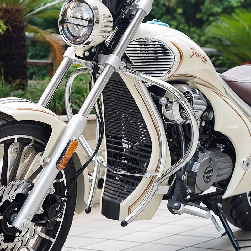 Aplicable para Zongshen Yomi Yomi parachoques retrógrado bolsas de cuero ZS125 - 5A accesorios plegables