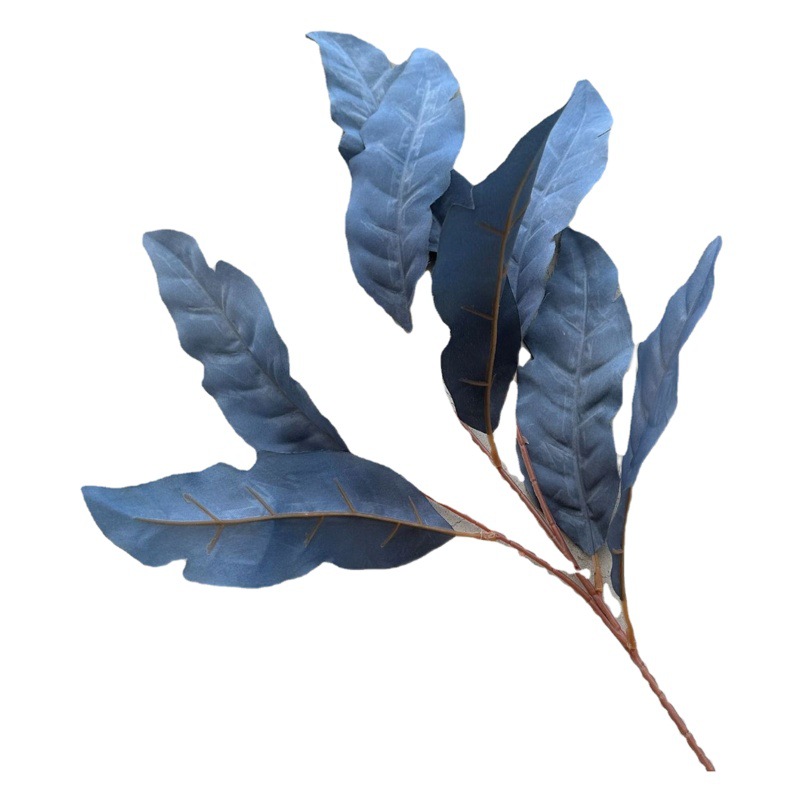 Ángel hoja montaña melocotón hoja artificial flor boda fondo hotel decoración techo camino plomo arreglo floral fila base hoja