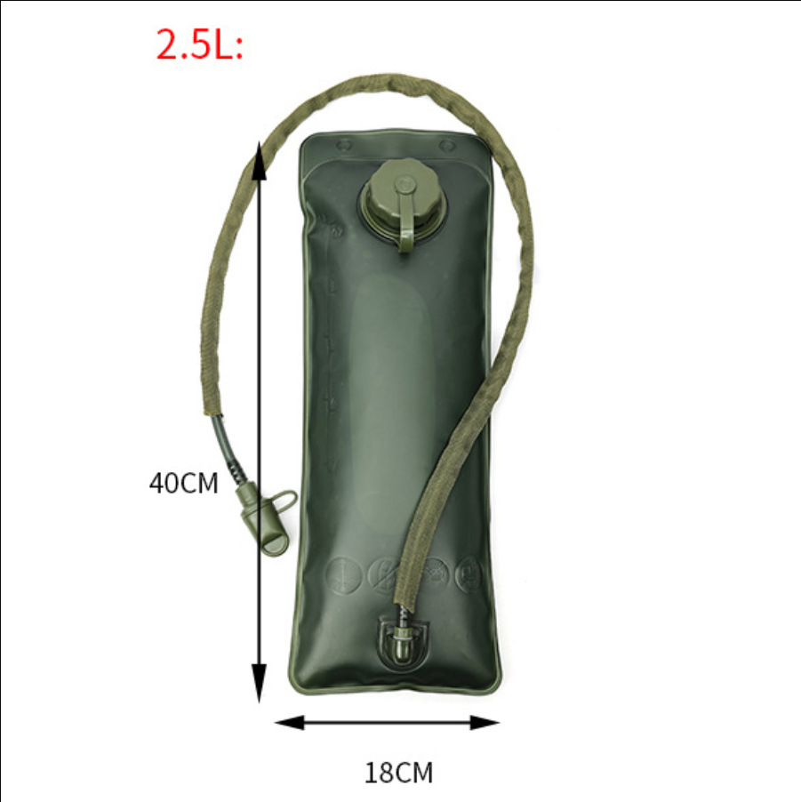 Bolsa de agua interior 2.5l verde militar
