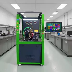 แท่นทดสอบหัวฉีดระบบรางคู่ร่วมแรงดันสูง Crs318Cpro รองรับแรงดันสูงถึง 250 MPa ตามมาตรฐานยูโร 6 เพื่อตรวจวัดค่าปั๊มเชื้อเพลิง