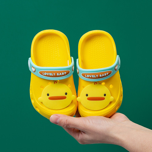 Happy Mary Crocs Cartoon Children's Summer New Slippers Cute Beach Shoes Soft Bottom Bag Heels EVA Sandals