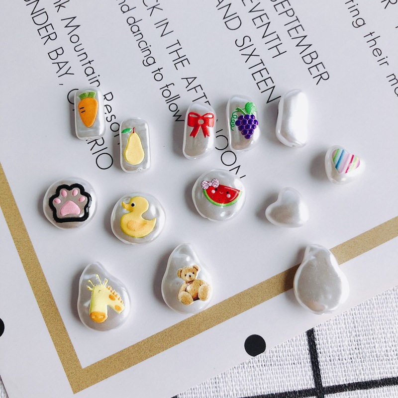 6g Weight Beads Jewelry Making Type 20*15mm Jewelry Making Size Jewelry Accessories Classification Smooth Embellishment 10 PCS/Package Quantity Acrylic Material Animal, Cartoon, Fruit Pattern All Seasons Season Cute Style 10 PCS/Package 20*15mm Acrylic Animal Cartoon Fruit Beads Jewelry Accessories 1