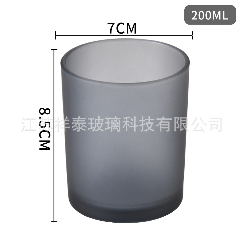 Botella de fragancia simple, taza de vela de moda, atmósfera romántica en el hogar, combinación de bambú y madera, cubierta de metal, tablero de vela de fragancia de vidrio