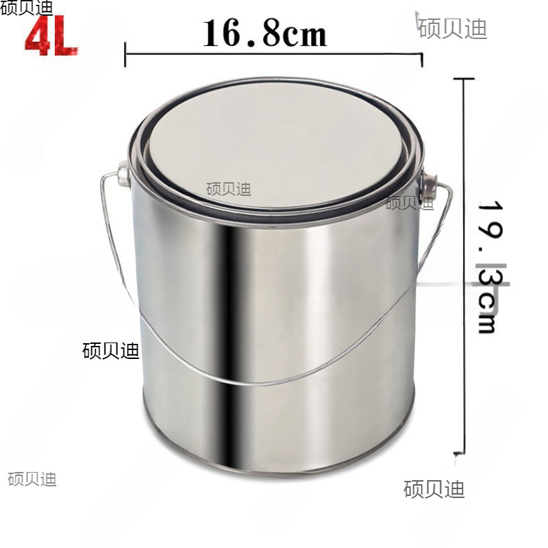 油漆桶沥青分装铁罐罐子圆桶123456778