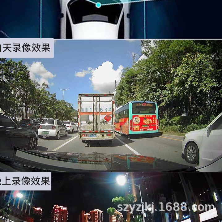 Arリアビューナビゲーション高精細ダブル録画ダブルレンズadas android大画面ナビゲーションdvrusbドライブレコーダー卸売り|undefined