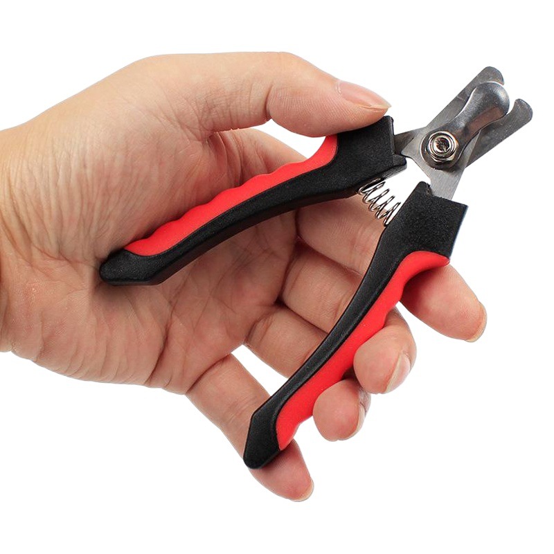 En stock al por mayor pipitao nuevo popular perro grande cortaúñas gran cuchillo de aleación cabeza cortaúñas para mascotas tijeras para mascotas