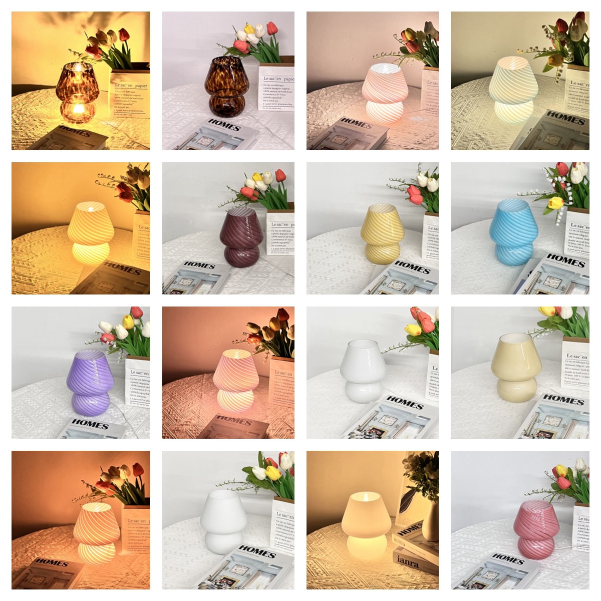 Lámpara de mesa escandinava, lámpara Temu, iluminación retro Bauhaus, lámpara de escritorio sencilla para estudio, dormitorio, mesita de noche, forma geométrica