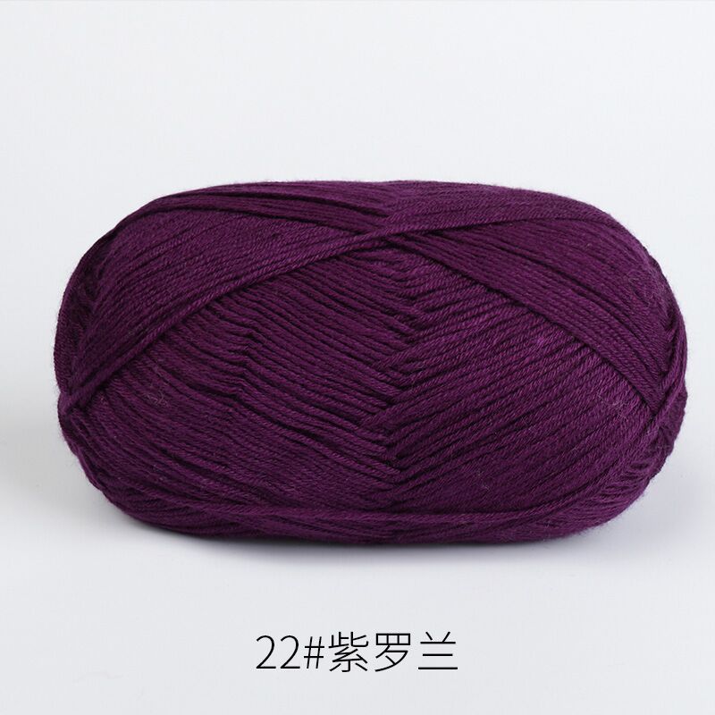 22 바이올렛*32S*라이트 러쉬*6*코튼 클리어