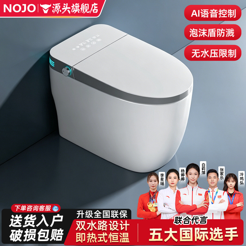 Household Light Smart Toilet, All-In-One, Fully Automatic Flip-Top, with Water Tank, No Water Pressure Limit, Electric Toilet Wholesale