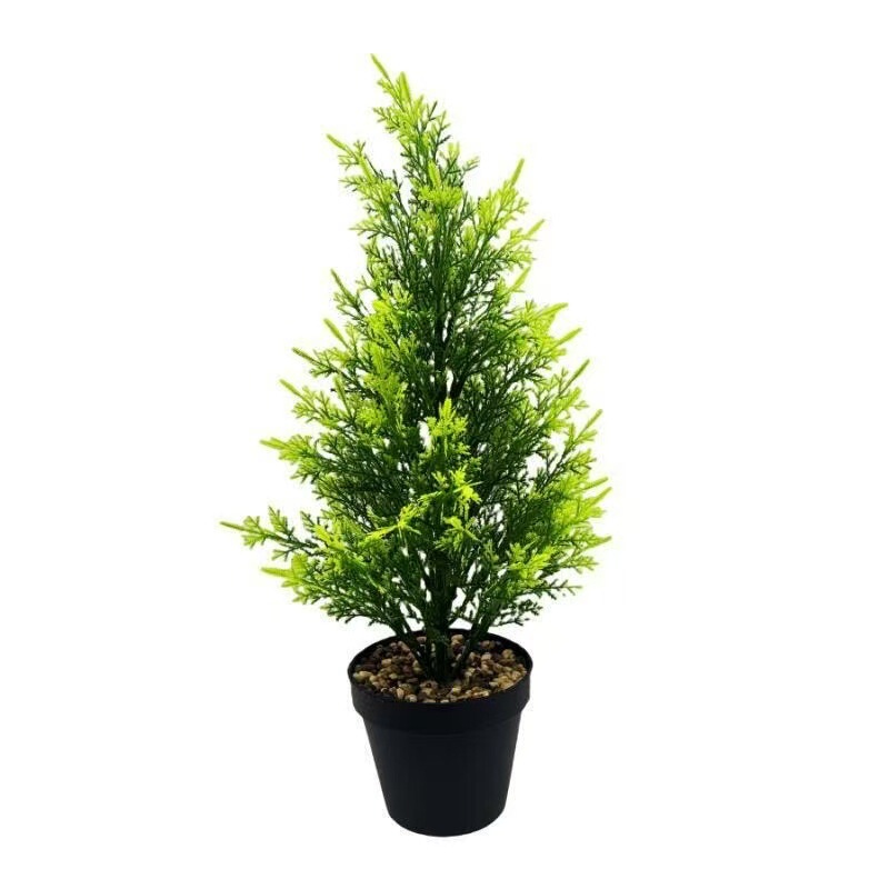 クロスボーダーシミュレーションクリスマスツリー小さなモミの木アマゾン人工緑植物鉢植え造花緑化装飾セット装飾品|undefined