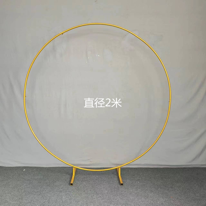 Anillo de hierro globo soporte de arco accesorios de boda al por mayor decoración de vestido de vacaciones al aire libre decoración de la boda suministros