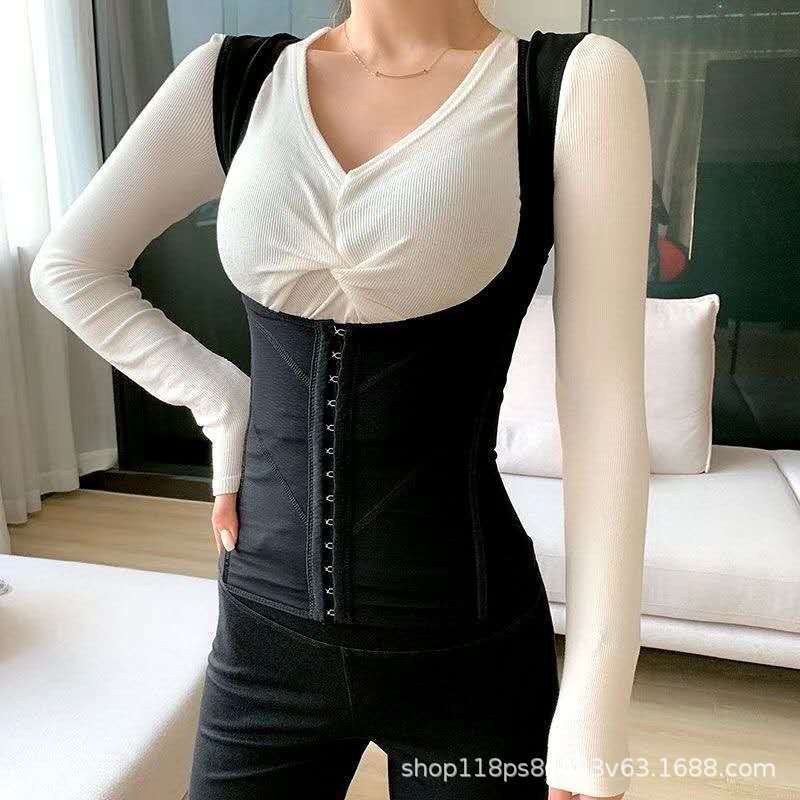 Kaka mismo sólo CC corsé cinturón TikTok Net rojo mismo 365 grados que forma el chaleco del corsé del vientre ropa interior contratación