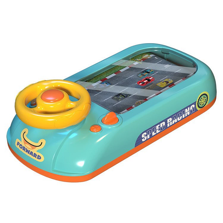Детский руль, игрушка, электрическая настольная игра, игровая консоль, гонка на автомобиле