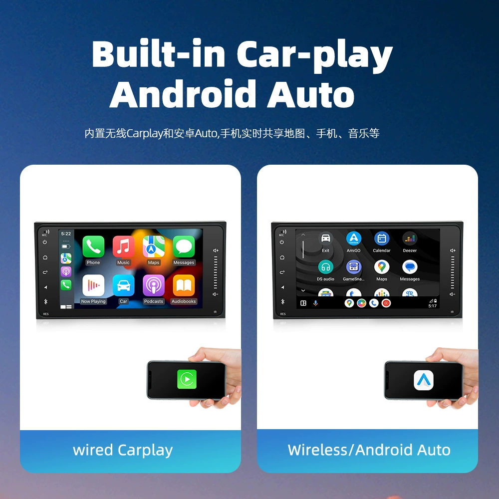Подходит для навигации Toyota Corolla, все-в-одном центральный экран, Android, разворот изображения, DVD, умная автомобильная система