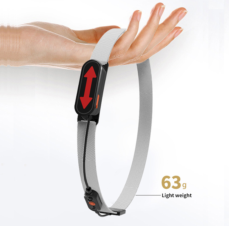 Directo de fábrica transfronteriza nueva luz fuerte reflector LED USB recargable cinturón de luz al aire libre luz suave faro suministro