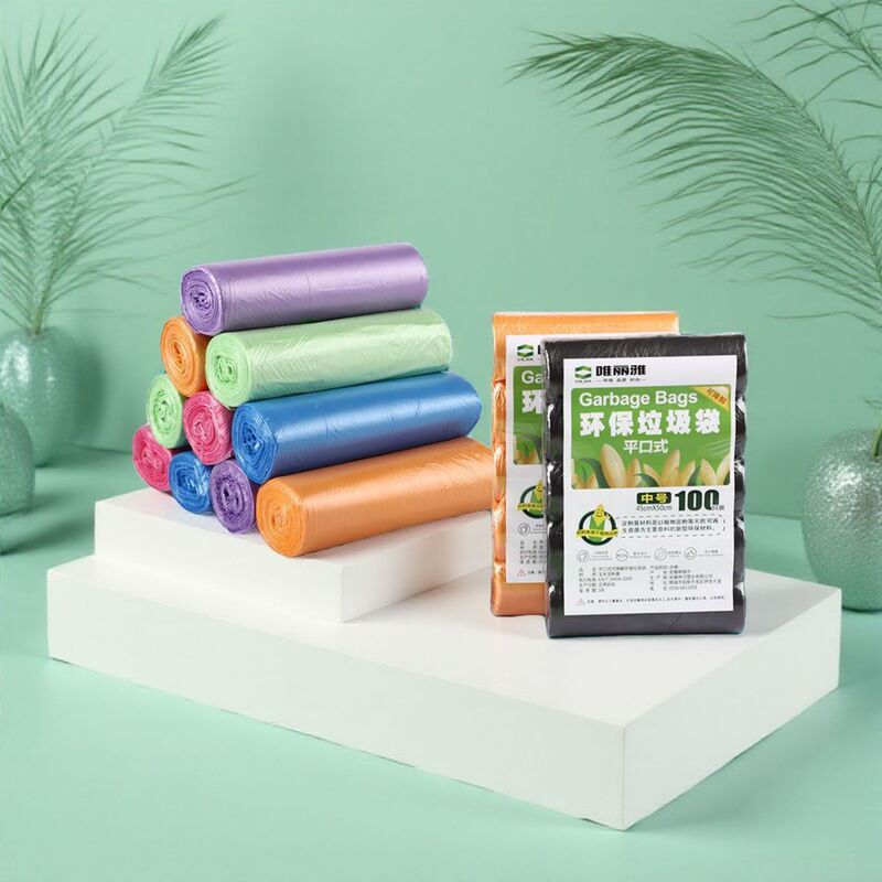 Environmentally Friendly Biodegradable Garbage Bags Amazon 13-Gallon Disposable Commercial and Household Thickened Cleaning Bags Cross-Border Wholesale